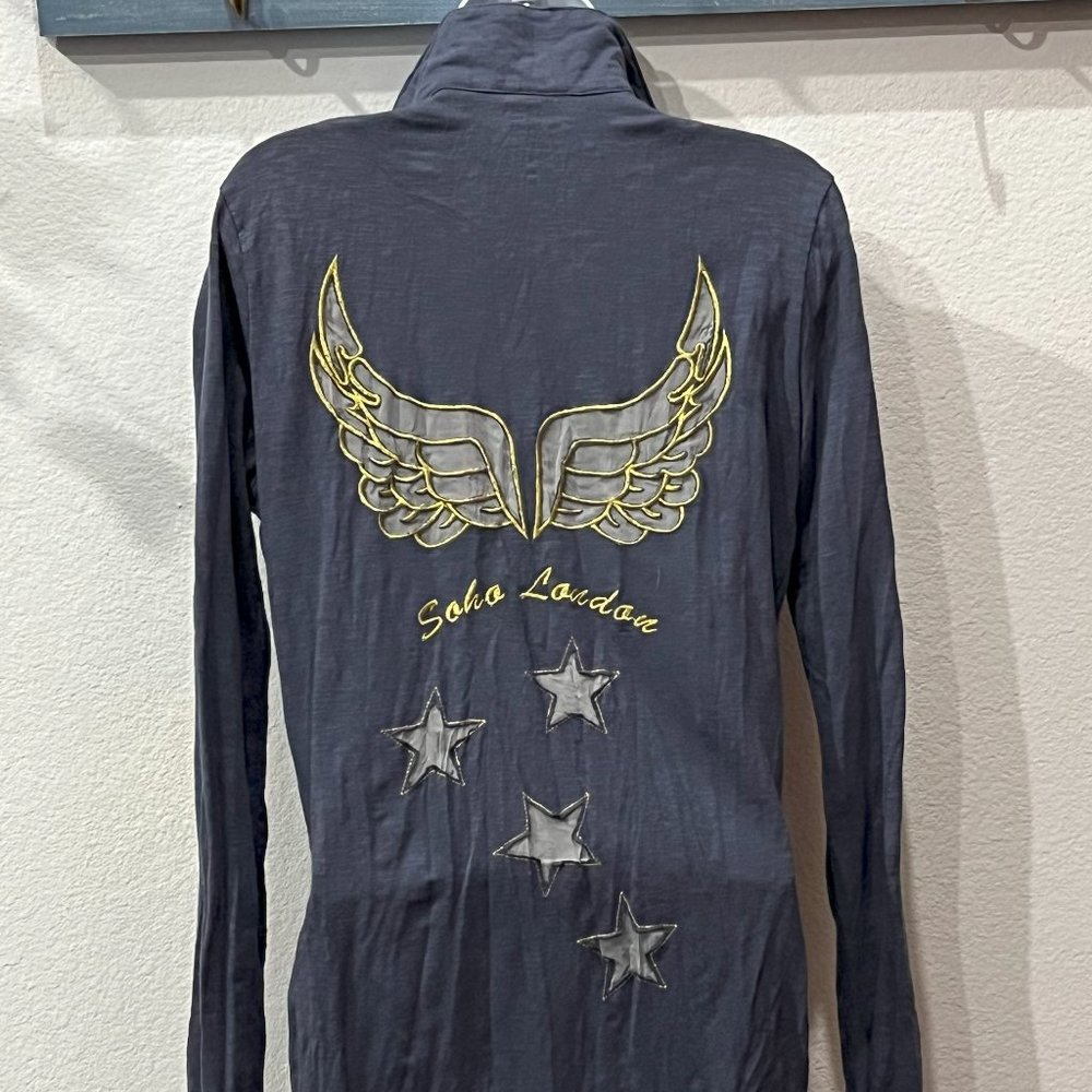 SoHo London Denim Knit Tunic